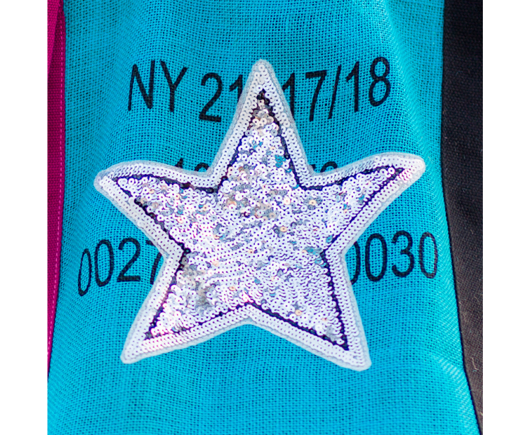 Cabas Star Turquoise