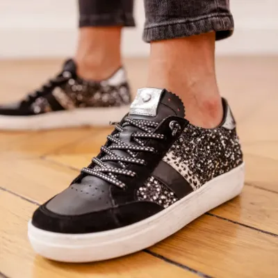 MZ baskets zoe basse noir