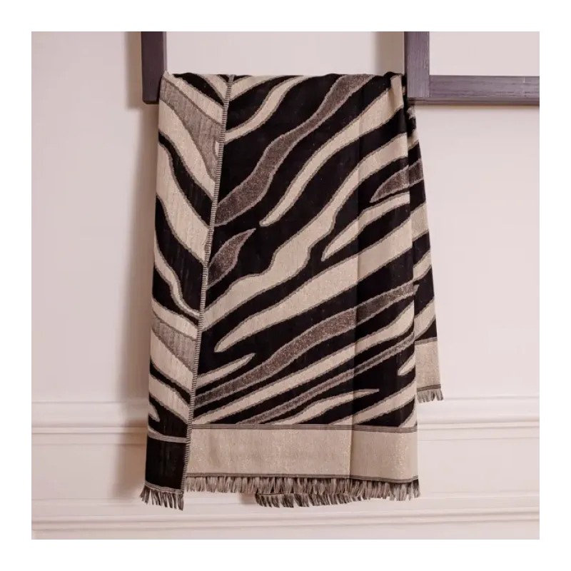 MZ foulard Zebra argent