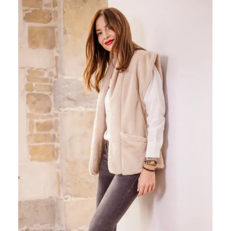 MZ veste Cosy S/M Beige