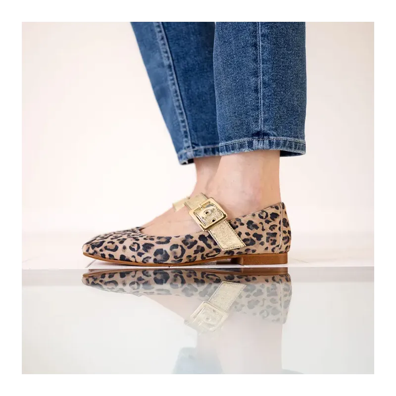 MZ ballerines Albane léop