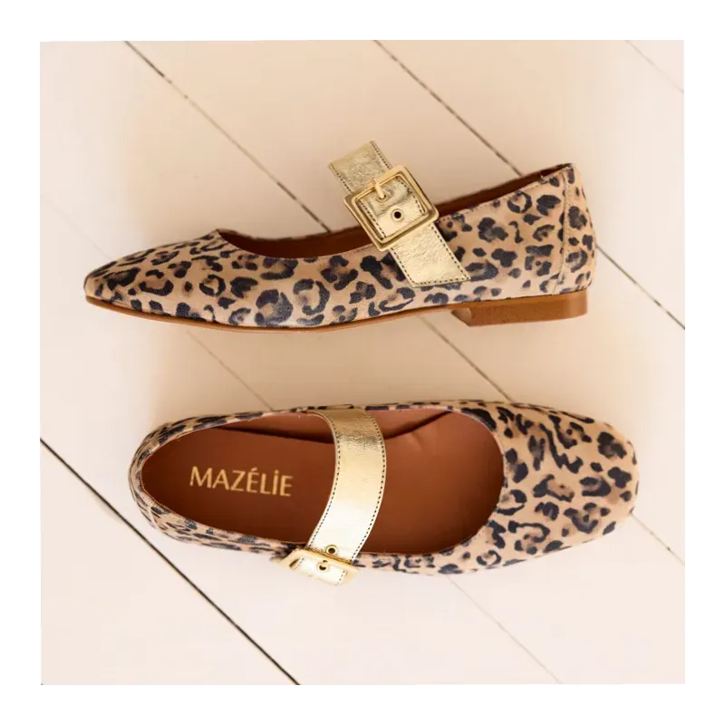 MZ ballerines Albane léop
