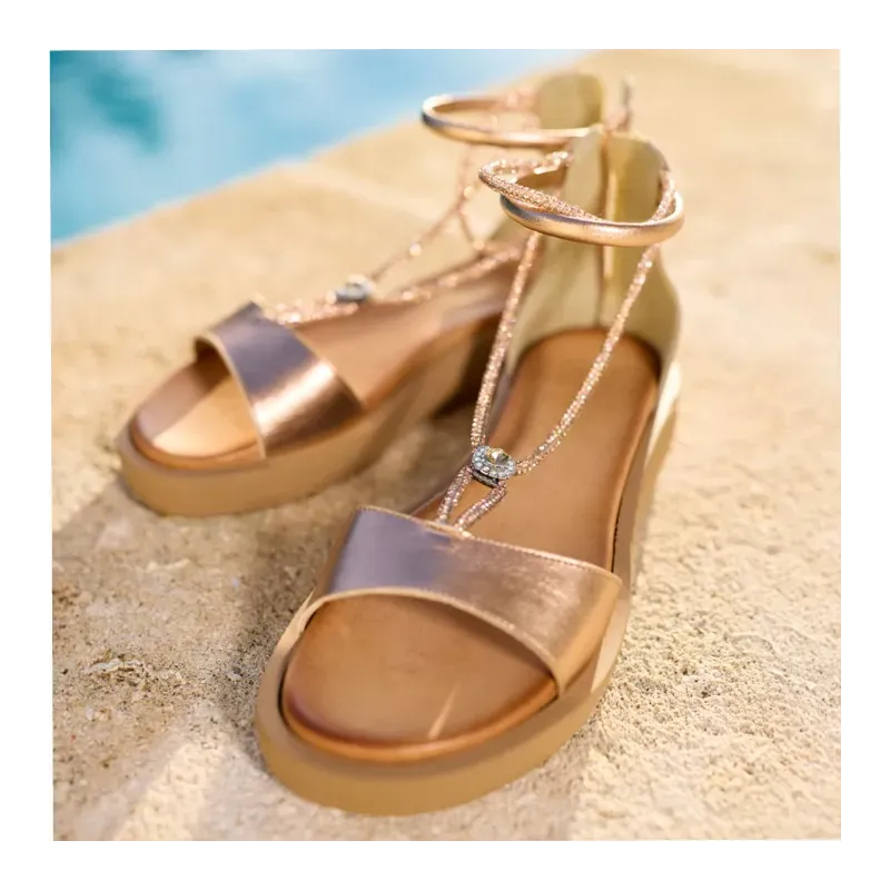 MZ sandales Aline rosée