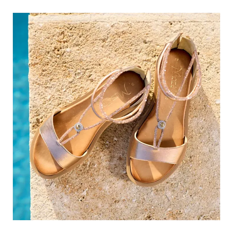 MZ sandales Aline rosée