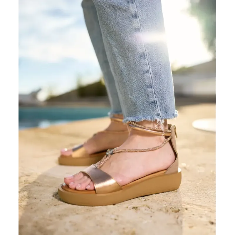 MZ sandales Aline rosée