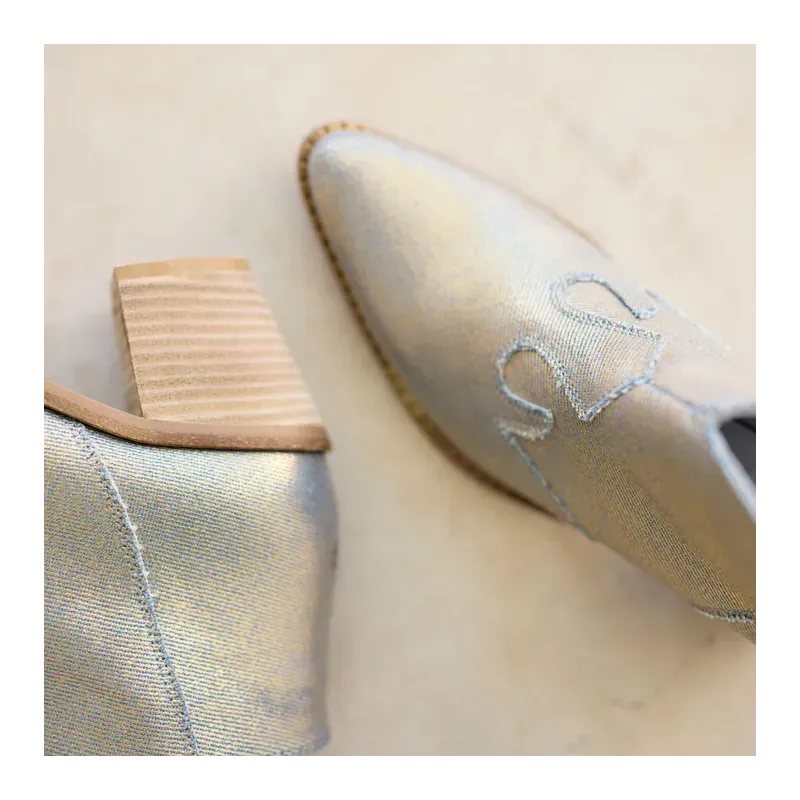 MZ Boots Amélie Blue Jean Or