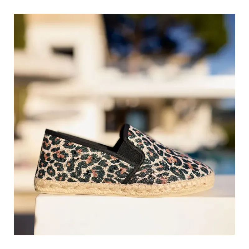 MZ Espadrilles Ariane Léop Glitter