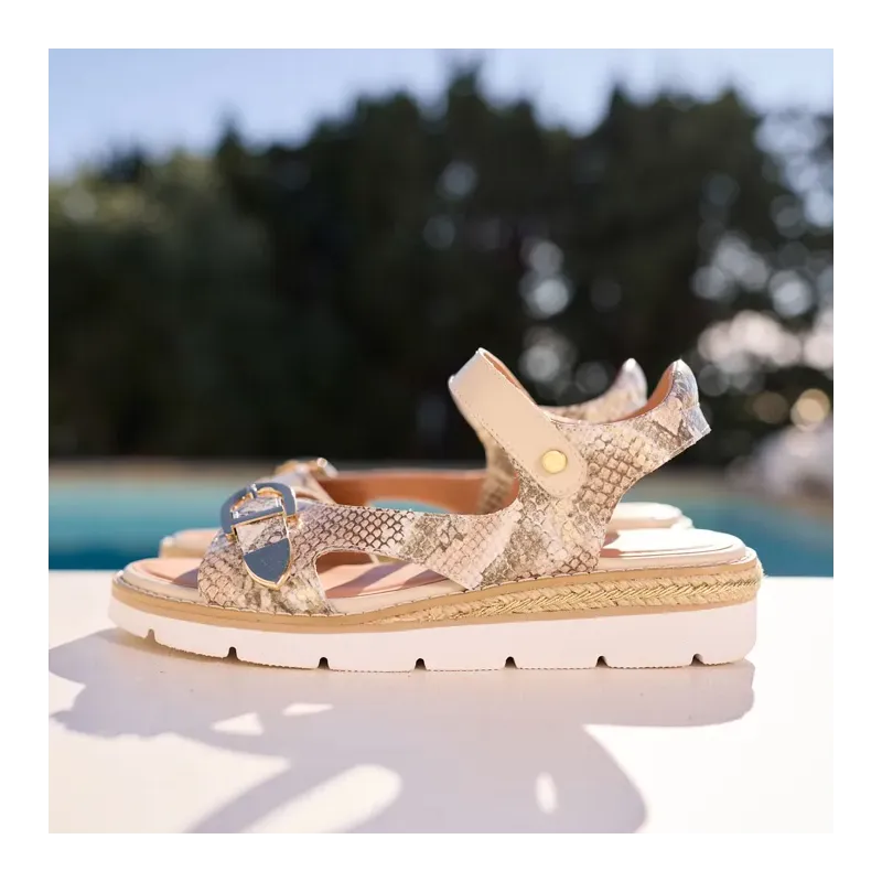 MZ sandales Elsa python