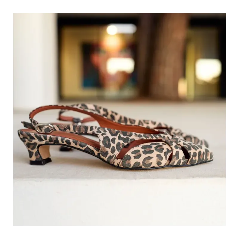 MZ Escarpins Isa Léop