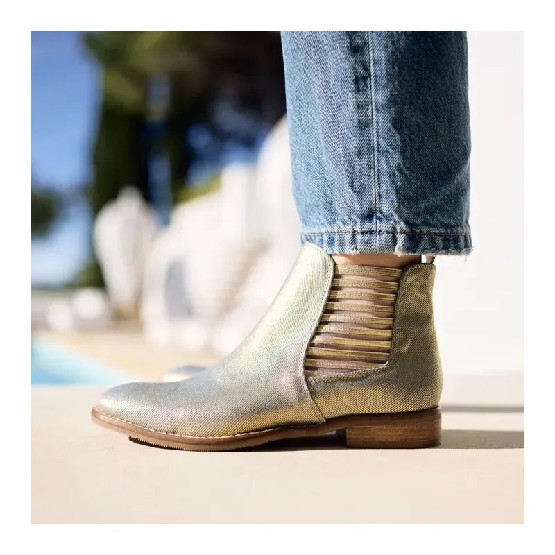 MZ Boots Laure Blue Jean Or