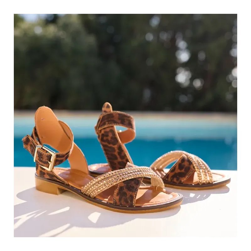 MZ sandales Léane Léop