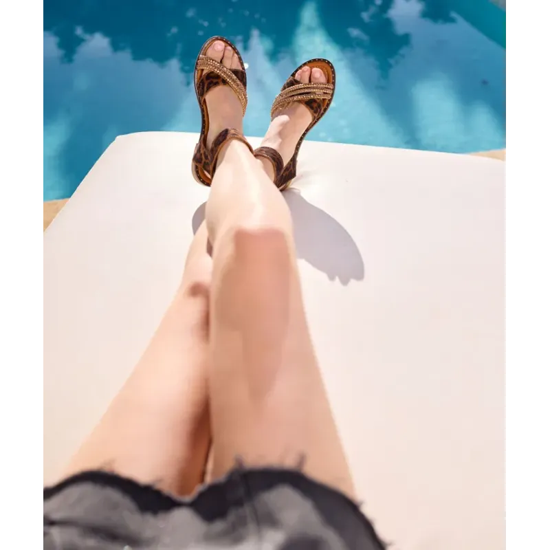 MZ sandales Léane Léop