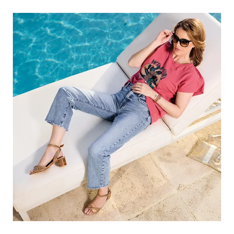 MZ sandales Livia Taupe Irisé