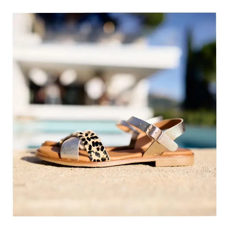 MZ sandales Maurane or animal