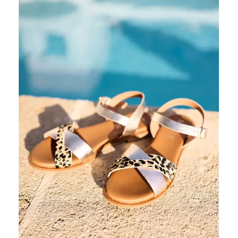 MZ sandales Maurane or animal