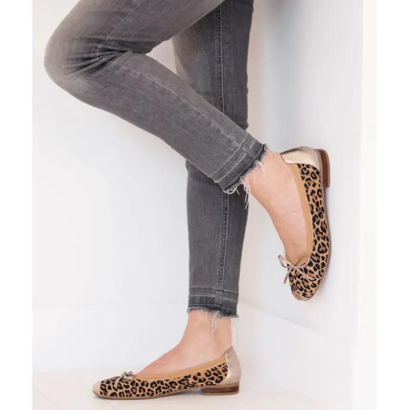 MZ ballerines Mégane Léop