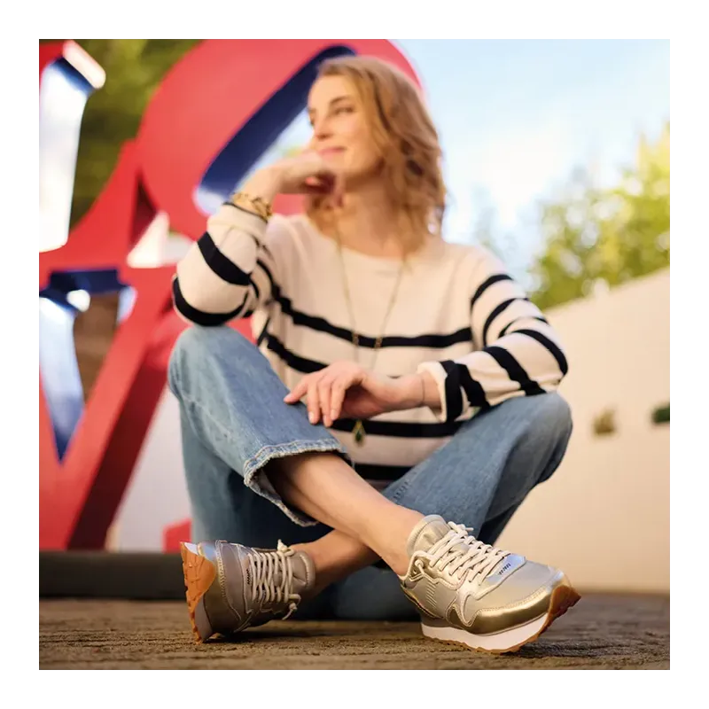 MZ Baskets Nora Or Argent