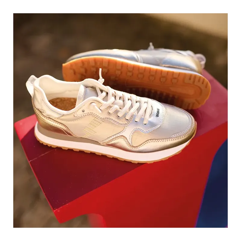 MZ Baskets Nora Or Argent