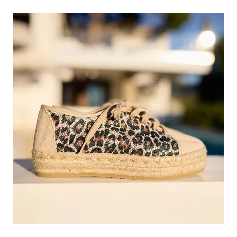 MZ baskets Rihana Léop Glitter
