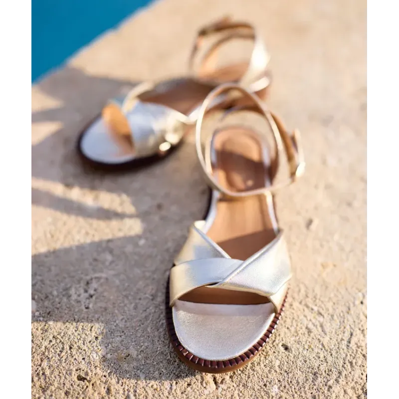 MZ sandales Romane Or