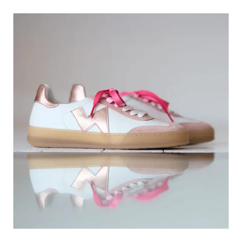 MZ Baskets Victoria Blanc Rose