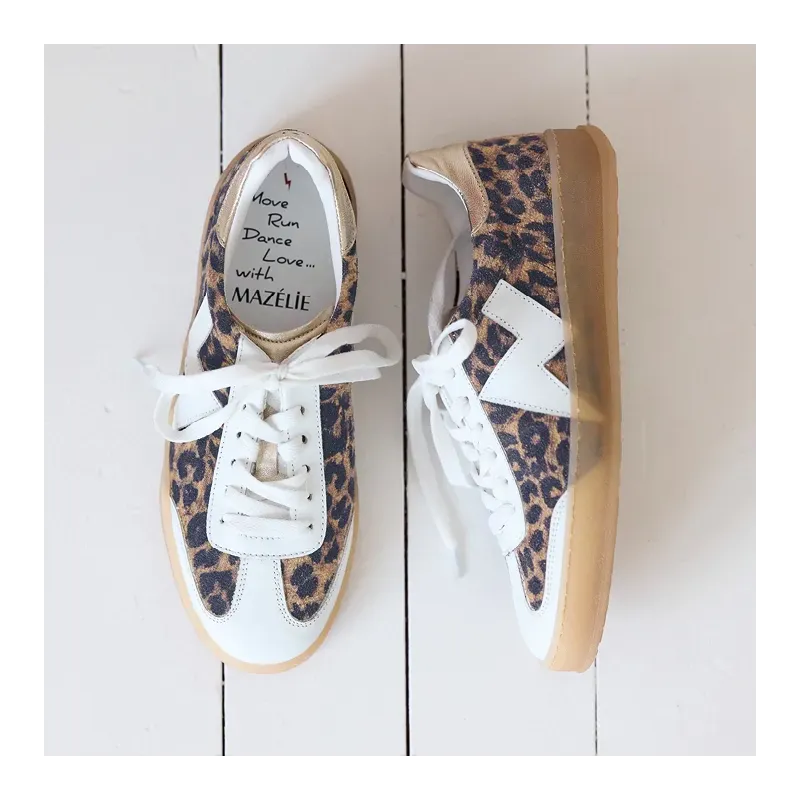 MZ baskets Victoria Léop