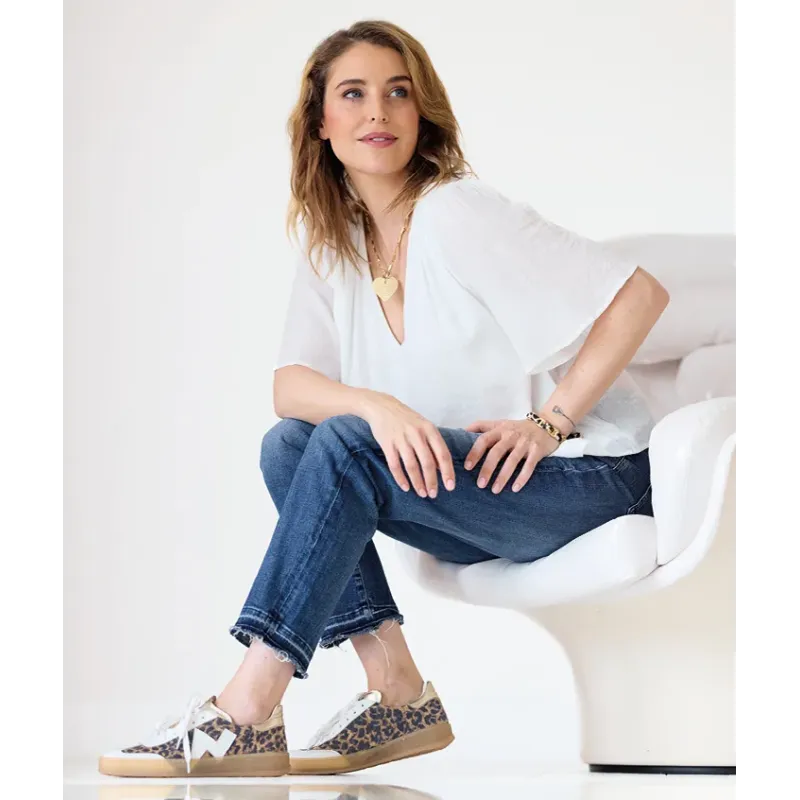 MZ baskets Victoria Léop