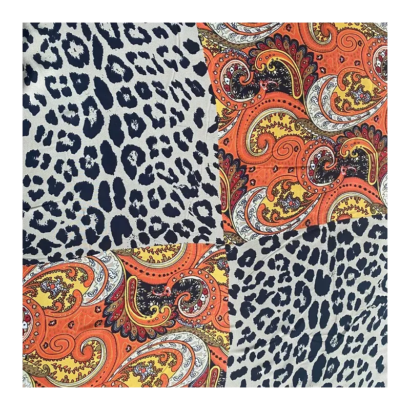 MZ foulard Amani Taupe Orange