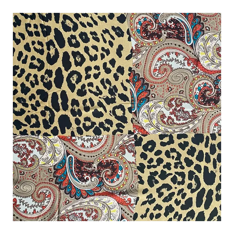 MZ foulard Amani Camel Turquoise