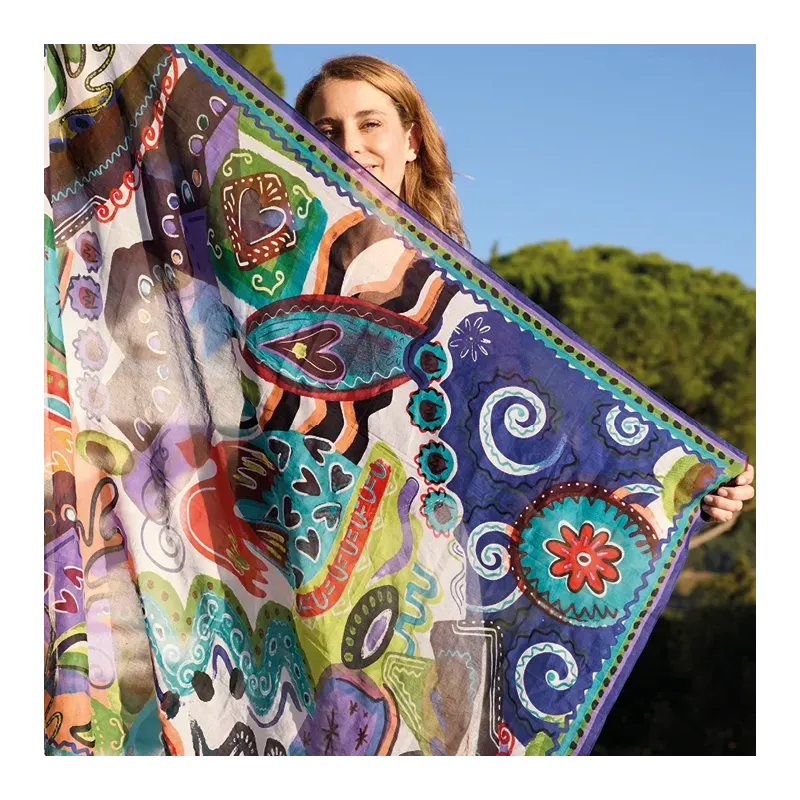 MZ foulard Izia Bleu Foncé