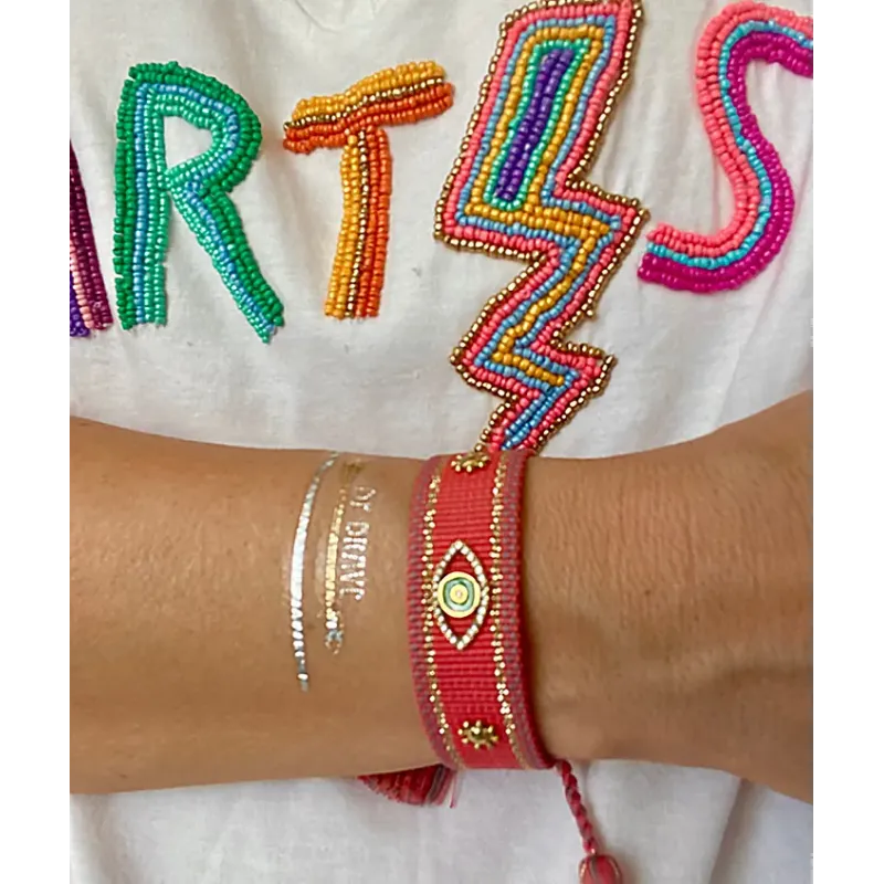 MZ bracelet Eye Fushia