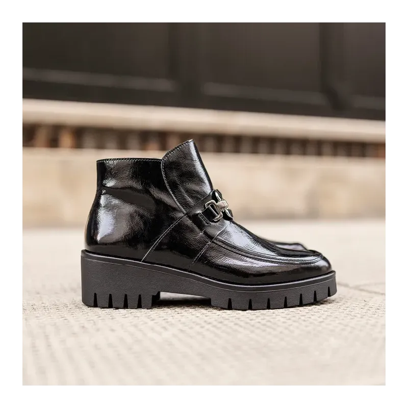 MZ mocassins maya verni plisse