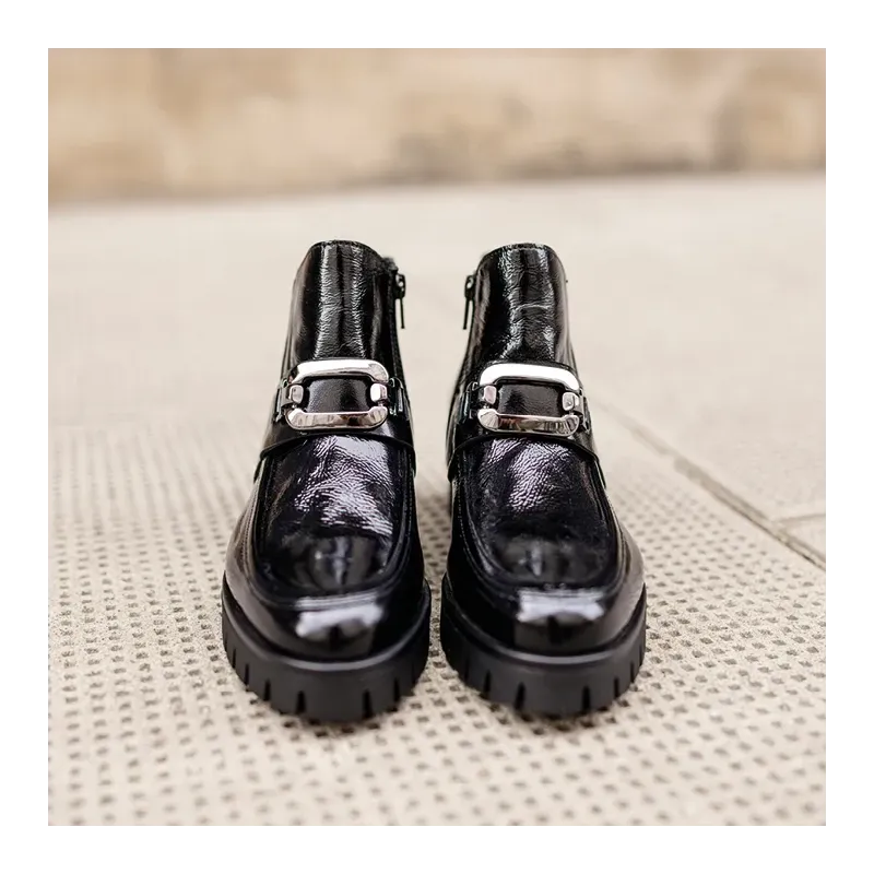 MZ mocassins maya verni plisse