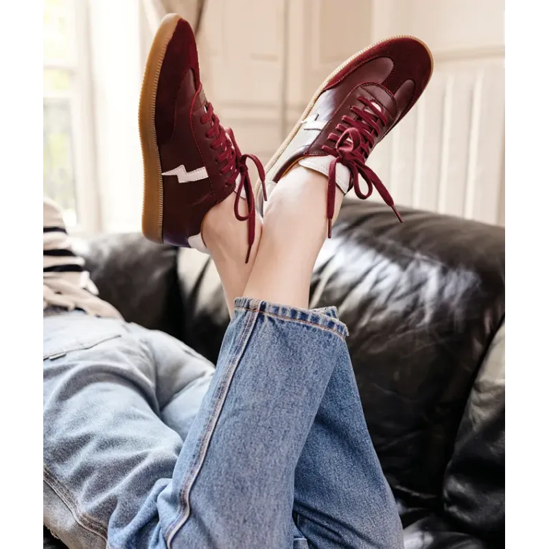 Mz baskets Amber bordeaux