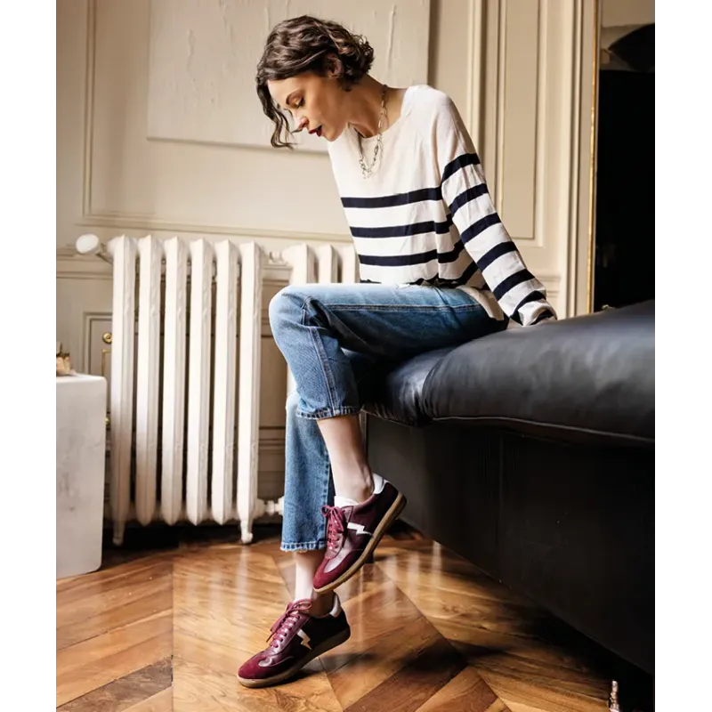 Mz baskets Amber bordeaux