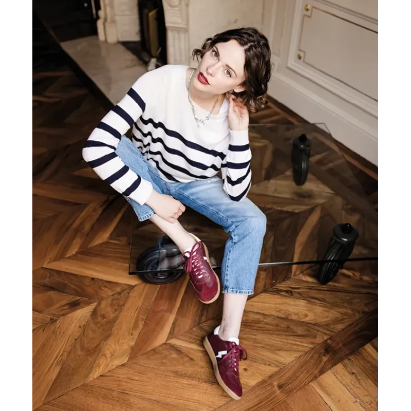 Mz baskets Amber bordeaux