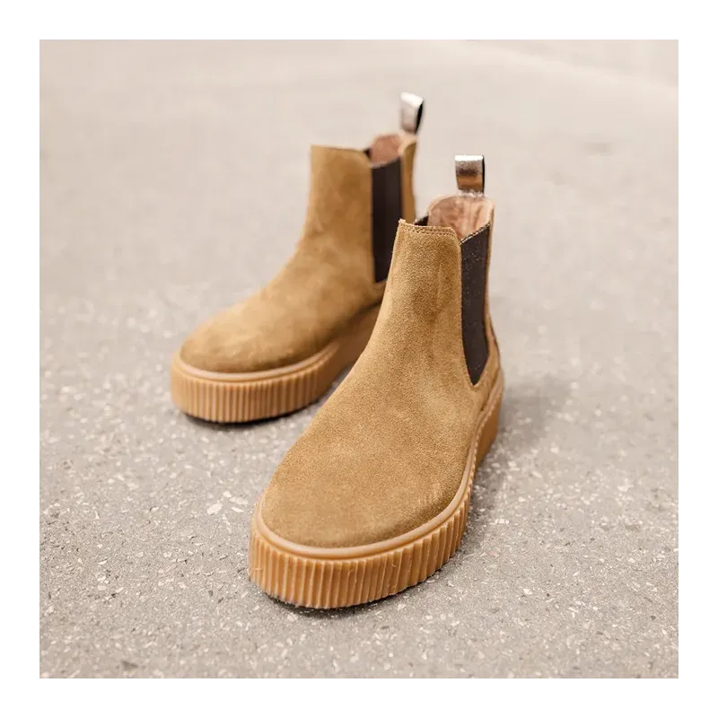 MZ boots Cassie Nub Camel
