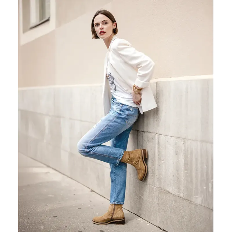 MZ boots Holly Nub Camel