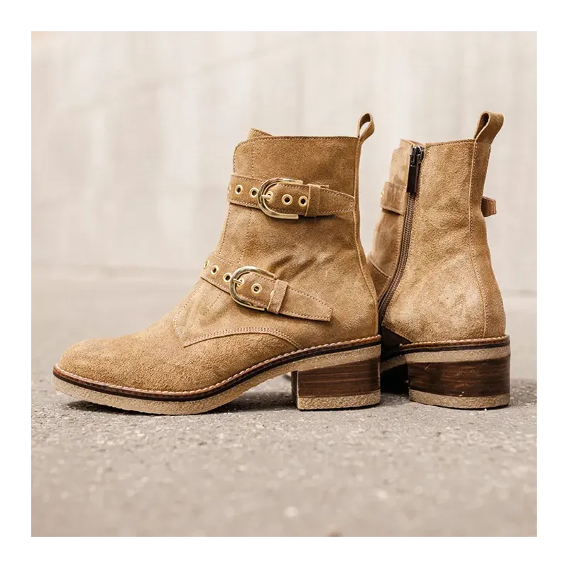 MZ boots Holly Nub Camel