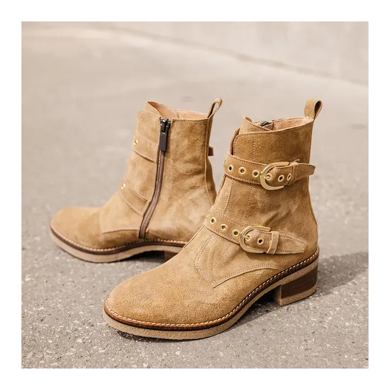 MZ boots Holly Nub Camel