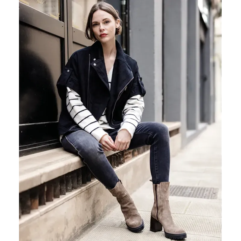 MZ boots mae nub taupe