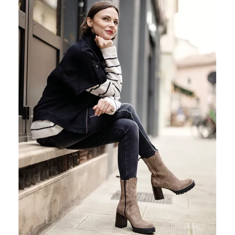 MZ boots mae nub taupe