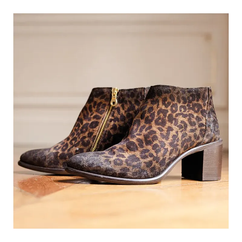 MZ boots Marianne Léop