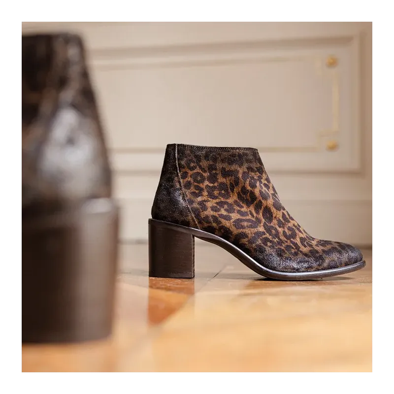 MZ boots Marianne Léop