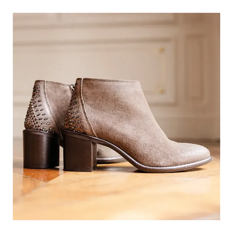 MZ boots Marianne Nub Taupe