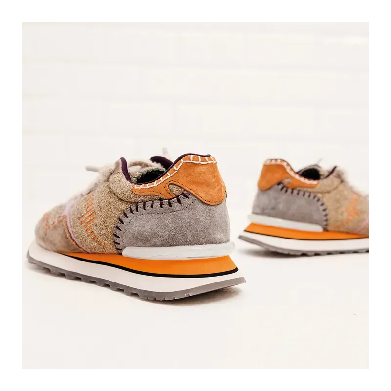 MZ baskets Marie Or Orange