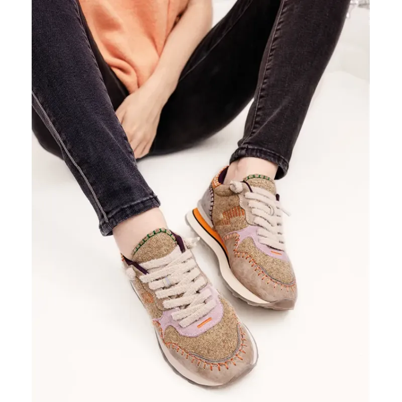 MZ baskets Marie Or Orange