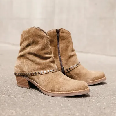 MZ boots Rachel Nub Taupe