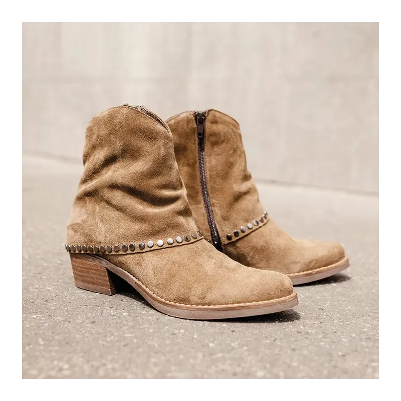 MZ boots Rachel Nub Taupe