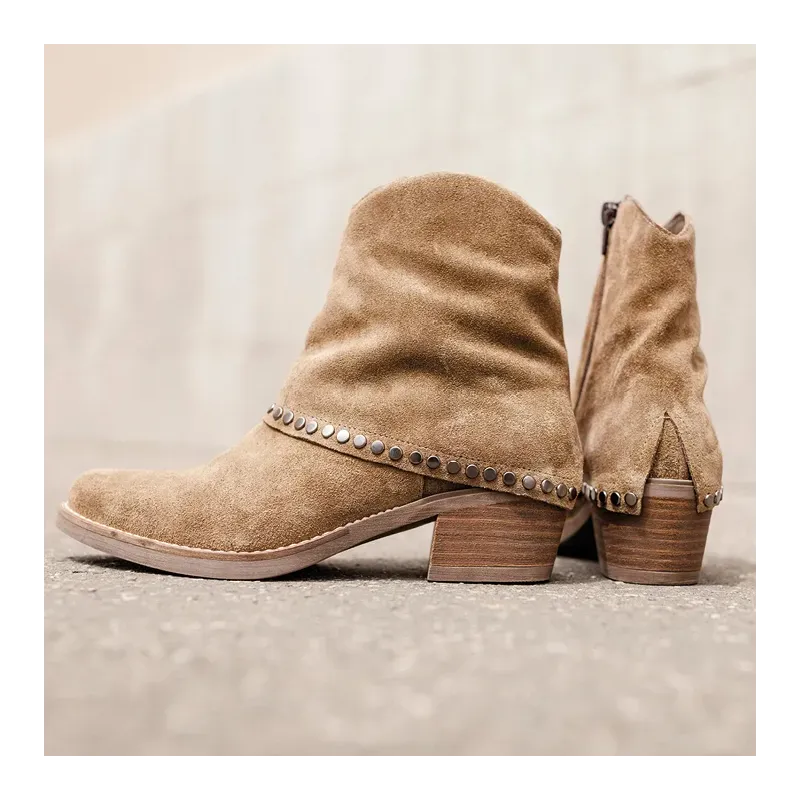 MZ boots Rachel Nub Taupe